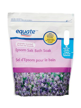 Sel d'Epsom pour le bain d'Equate à la lavande | Walmart ...