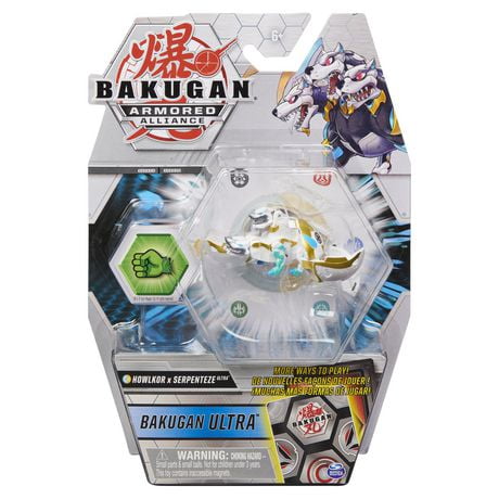 Bakugan Ultra Fused Howlkor X Serpenteze Inch Tall Armored Alliance