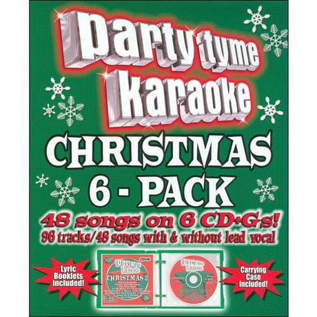 karaoke party tyme karaoke christmas 6 pack 6cd karaoke party tyme karaoke christmas 6 pack 6cd