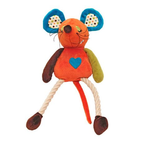 Rosewood Design-mr Twister Millie Mouse Dog Toy Made With Strong Materials 39020