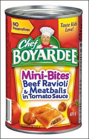 Chef Boyardee® Mini-Bites Beef Ravioli And Meatballs In Tomato Sauce ...