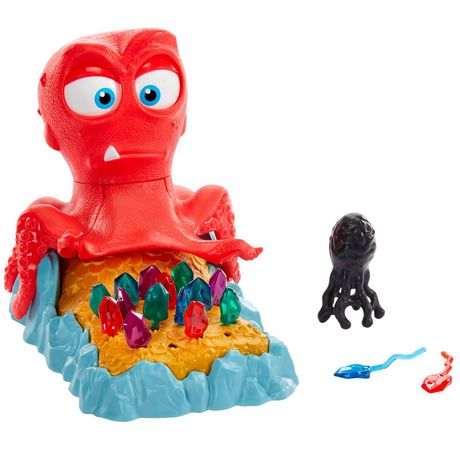 Mattel Inky's Fortune Kid S Game With Octopus, Gems And Ink Blob Multi