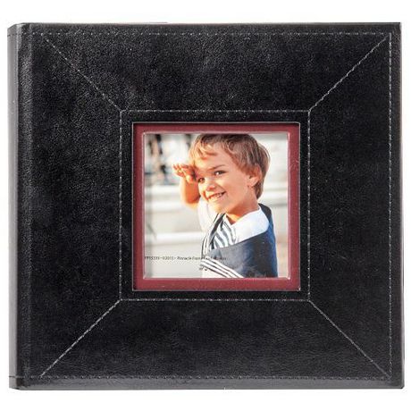 Pinnacle Frames 2 Up Stitched Black Photo Album Walmart Canada