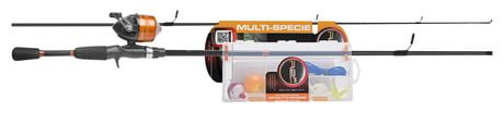 South Bend R2F All Species Spin Combo Kit 5'6" 2-Piece Medium Light R2F2-AL/S