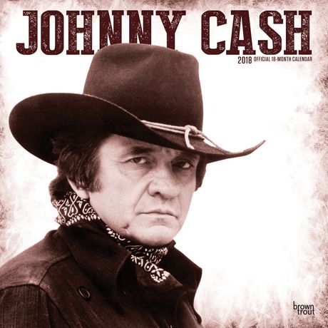 ISBN 9781465091239 product image for Browntrout Publishers 2018 Johnny Cash Calendar | upcitemdb.com