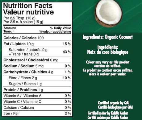 breaktime coconut cookies nutrition facts