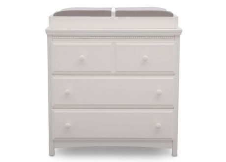 delta children emerson 3 drawer dresser with changing top