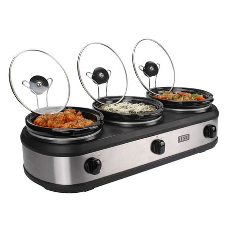 TRU Triple Slow Cooker | Walmart.ca
