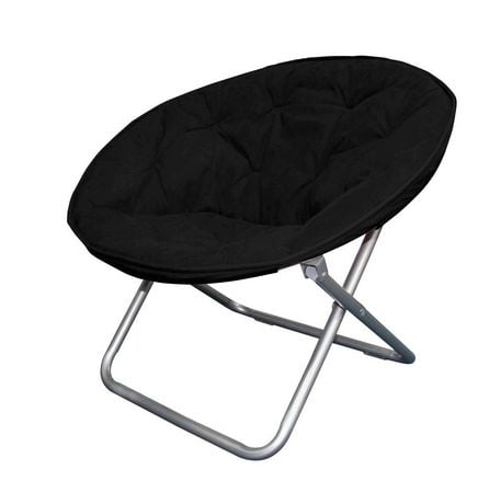 Mainstays Faux-Suede Moon Chair | Walmart.ca