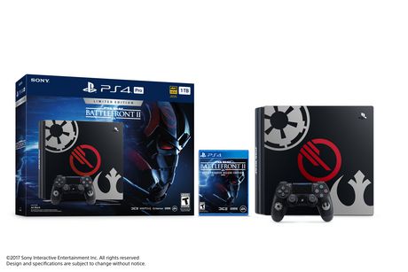 Limited Edition Star Wars Battlefront Ii Playstation 4 1Tb Pro Bundle Black