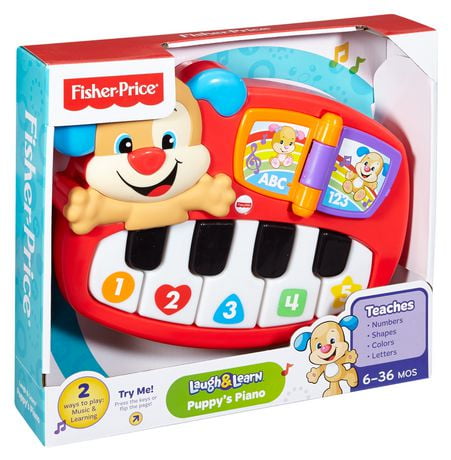 Fisher-Price Laugh and Learn Puppy's Piano Playset - English Edition