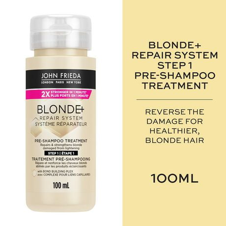 John Frieda Blonde Repair System Pre Shampoo Treatment For Damaged