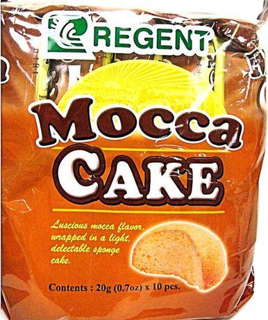 EAN 4801688880108 product image for Regent Mocca Flavoured Cake 20G X 10Pcs | upcitemdb.com