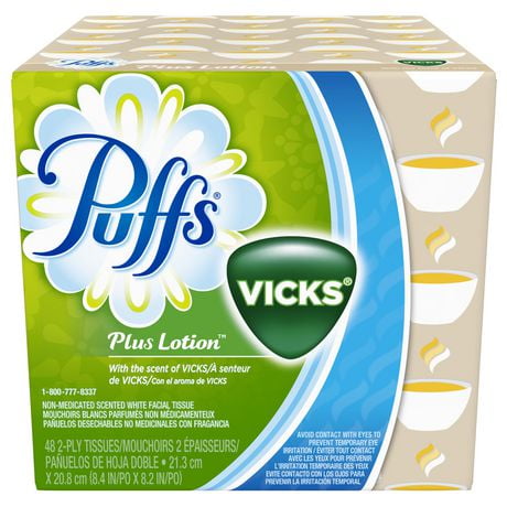 Puffs Plus Lotion with Vicks Facial Tissues | Walmart.ca