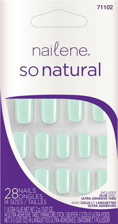 UPC 079181711029 product image for Nailene So Natural Color Artificial Nails Mint High Gloss | upcitemdb.com