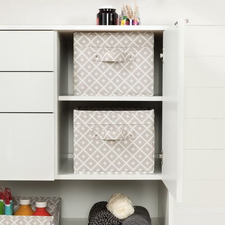 white craft storage furniture