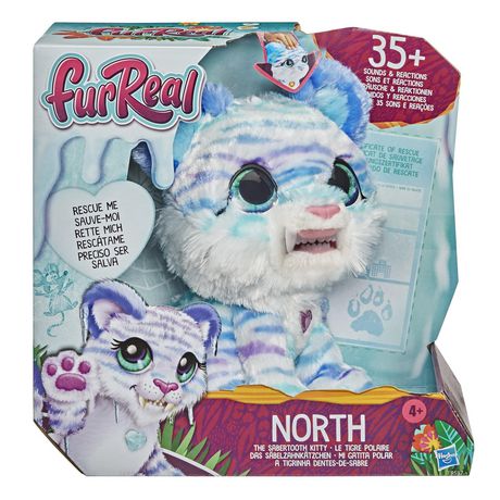 Hasbro Furreal North The Sabertooth Kitty Interactive Pet Toy, 35+ Sound-& Motion-Combinations Multi