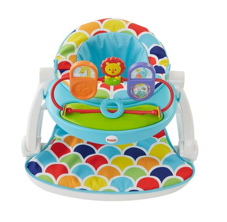 Fisher-Price Sit-Me-Up Floor Seat With Toy Tray Multi