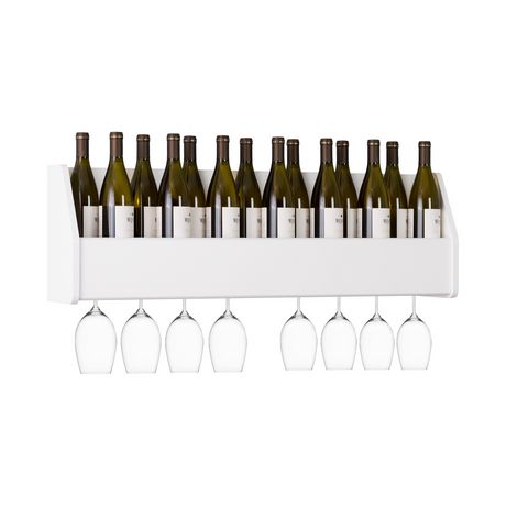 floating wine rack
