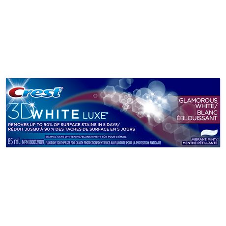Crest 3D White Luxe Glamorous/White Vibrant Mint Toothpaste ...