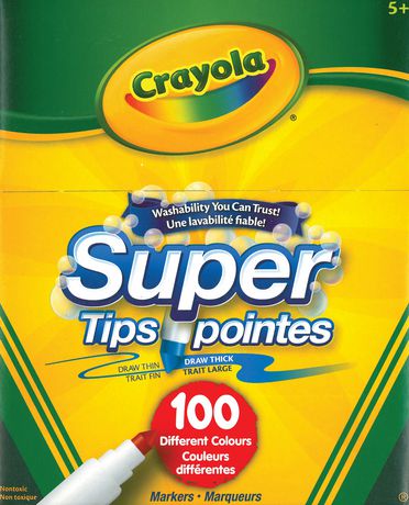 Crayola Super Tips Washable Markers Multi Coloured