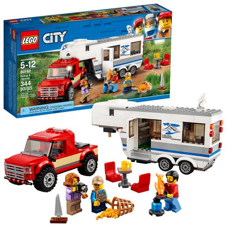 Lego City Pickup & Caravan 60182 Building Kit (344 Piece)