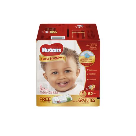 UPC 036000460230 product image for Huggies Little Snugglers Diapers Giga Bonus Pack With Free 56Ct Natural Care Wip | upcitemdb.com