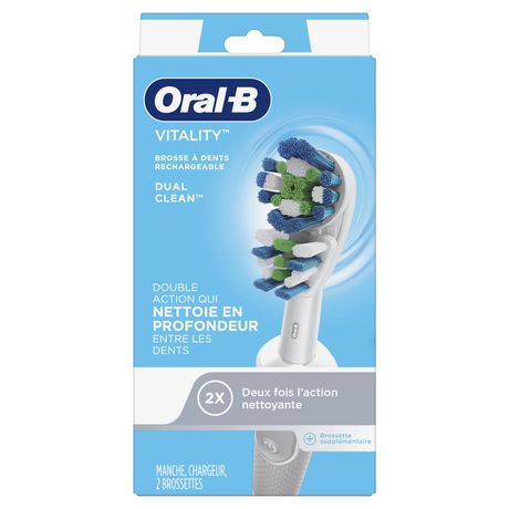 Oral-B Vitality Dual Clean Rechargeable Electric Toothbrush Medium