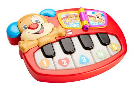 Fisher-Price Laugh and Learn Puppy's Piano Playset - French Edition