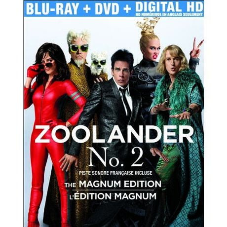 Zoolander No. 2: The Magnum Edition (Blu-ray + DVD + Digital HD 