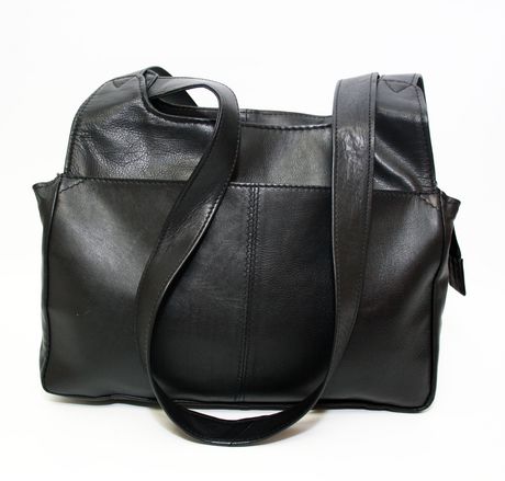 Ashlin Leather Ladies&#39; Double Strap Shoulder Bag | Walmart Canada
