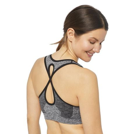 Athletic Works Women S Seamless Cross Back Sports Bra Walmart Canada