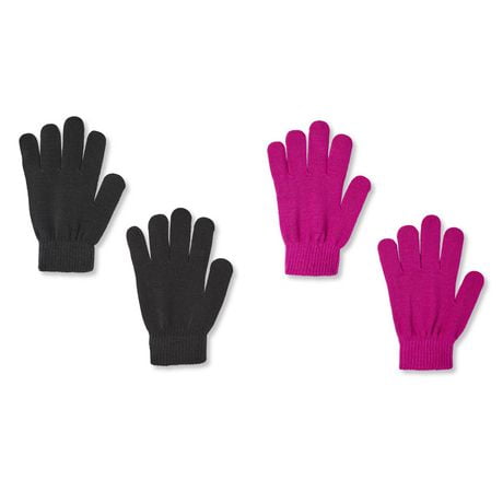 Black Gripper Gloves thermal stretch magic driving gloves winter warm 3 Pairs