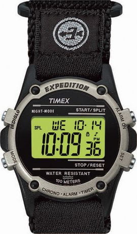 how to set time and date on timex expedition digital watch