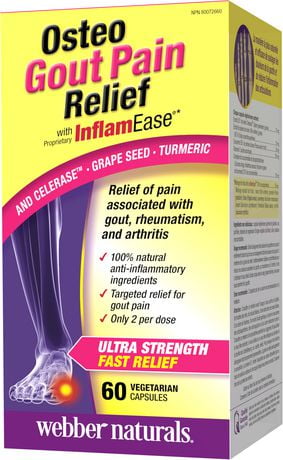 UPC 625273033762 product image for Webber Naturals Webber Naturals, Osteo Gout Pain Relief With Inflamease | upcitemdb.com