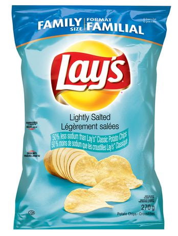 Lay's Lightly Salted Potato Chips | Walmart.ca