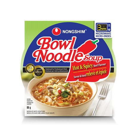 Nongshim Hot & Spicy Noodle Bowl | Walmart Canada