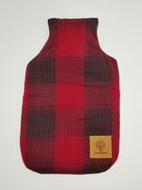Canadiana 2 Litre Hot Water Bottle with Removable Plaid Cover