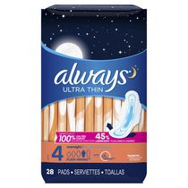 always pads thin ultra overnight wings count flexi leakguard hr protection radiant scent infinity regular clean light unscented