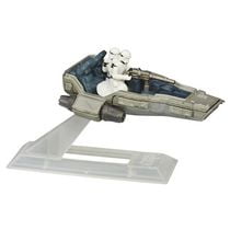Star Wars The Force Awakens Black Series Titanium First Order Snowspeeder Vehicle