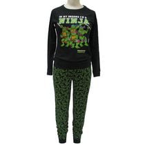 Teenage Mutant Ninja Turtles Ladies' License Reversable 2 piece Pyjama Set L