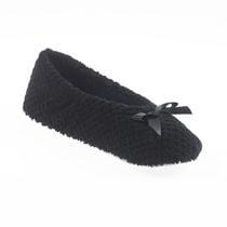 isotoner slippers ballerina textured