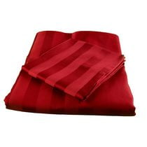 hometrends T350 Thread Count Damask Stripe Sheet Set Red Queen