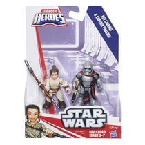 Star Wars Galactic Heroes Resistance Rey (Jakku) & Captain Phasma Action Figures