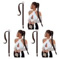 thumbnail image 4 of ziyahi DIY pour Différentes Tresses Extension de Cheveux pour Volume Instantané Extension Queue de Cheval Tressée Changement de Style Brun Foncé 3ensemble, 4 of 6