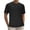 Black, variant on Mens Shirts Sale Clearance! Mens Textured Knitted Shirts Casual Muscle Round Neck Work Office T-Shirt Summer Solid Color Short Sleeve Basic Tee Tops