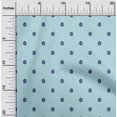 thumbnail image 2 of oneOone Silk Tabby Light Blue Fabric Asian Block Print Sewing Craft Projects Fabric Prints By Yard 42 Inch Wide, 2 of 4