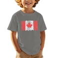 thumbnail image 1 of T-shirt Graphique pour Garçons Canada, Imprimé Feuille d'Érable, Col Rond, Manches Courtes, Blouse pour Garçons, Fête du Canada 1st July Patriotic, Fête, Haut Imprimé Drapeau Feuille d'Érable pour Garçons, 1 of 5