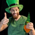 thumbnail image 4 of Danhjin Doll St. Patrick's Day Decorations Irish Day Doll Rudolph Goblin Gnomes Handmade Gift Decorations Table Decor, 4 of 7