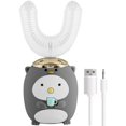 thumbnail image 1 of MesaSe Children U Shape Toothbrush USB Rechargeable Electric Toothbrush with 5 Modes IPX7 Waterproof 360Degrees Oral Tooth Cleaning Toddler  Rounded Toothbrush for 2-14 Years Old Kids, 1 of 9
